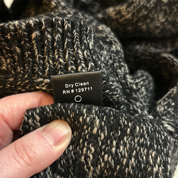 Jenni Kayne Recycled Cashmere, Wool & Cotton Turtleneck Marled Sweater XS - Picture 12 of 12